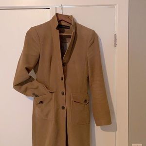 Zara Camel Coat. Knee length